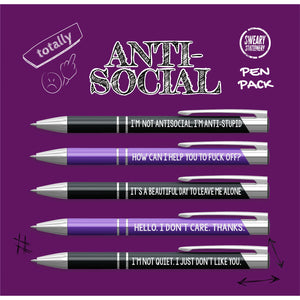 Totally Antisocial Pen Pack